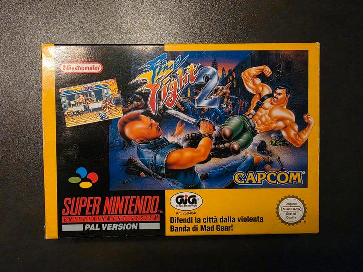 Final Fight 2 - Super Nintendo (SNES) - Near Mint!, Spelcomputers en Games, Games | Nintendo Super NES, Zo goed als nieuw, Vechten