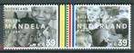 Ned. NVPH 2196-2197 Nelson Mandela 85 jaar 2003, Postzegels en Munten, Ophalen of Verzenden, Na 1940, Postfris