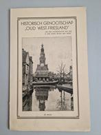 Historisch genootschap oud west-friesland, Boeken, Ophalen of Verzenden, 20e eeuw of later, Gelezen