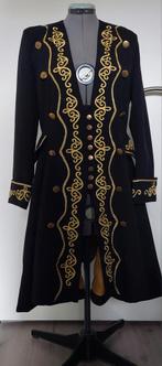 Zwarte Jas met Gouden Accenten, Kleding | Heren, Kostuums en Colberts, Ophalen of Verzenden, Gedragen, Overige maten, Zwart