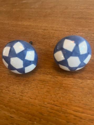 Blauwe Knoppen - Set van 2 beschikbaar voor biedingen