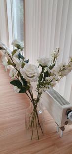 Kunst bloemen wit, Gebruikt, Ophalen of Verzenden
