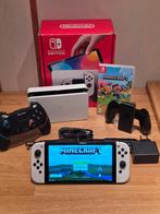 Nintendo Switch OLED met Minecraft, Spelcomputers en Games, Switch OLED, Ophalen of Verzenden, Met 1 controller, Gebruikt