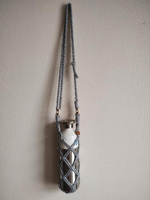 Macramé flessenhouder. Sisters Forever., Sieraden, Tassen en Uiterlijk, Tassen | Damestassen, Nieuw, Shopper, Groen, Ophalen of Verzenden