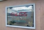 Coca-Cola spiegel, vintage uitvoering, Antiek en Kunst, Antiek | Spiegels, Ophalen, Rechthoekig, 50 tot 100 cm, Minder dan 100 cm