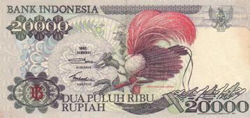 BANK INDONESIA 20000 RUPIAH beschikbaar voor biedingen