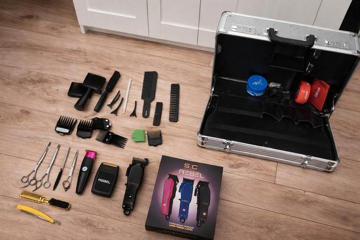 Volledige proffesionele barberkit Stylecraft, Witgoed en Apparatuur, Persoonlijke-verzorgingsapparatuur, Zo goed als nieuw, Scheren en Epileren