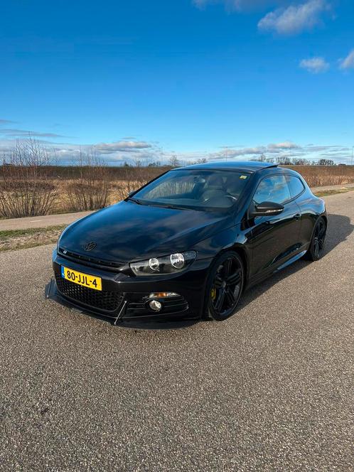 Volkswagen Scirocco R uitgevoerd NAP 2.0 TSI DSG 2009 Zwart, Auto's, Volkswagen, Particulier, Scirocco, ABS, Airbags, Airconditioning
