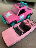 Barbie auto roze steffie, Kinderen en Baby's, Speelgoed | Speelgoedvoertuigen, Ophalen of Verzenden, Gebruikt