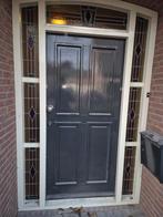 Authentieke Glas in Lood, Ophalen, Gebruikt, 80 tot 100 cm, Buitendeur