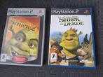 Playstation 2 games Shrek 2 en 3, Ophalen of Verzenden, Gebruikt