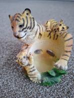 Waxinelichthouder tijger, Ophalen, Overige materialen, Gebruikt, Kaars