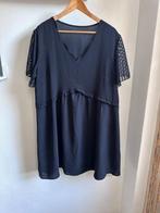 Shein kort zwart jurkje maat 1XL met leuke mouwen, Verzenden, Zwart, Maat 46/48 (XL) of groter, Zo goed als nieuw