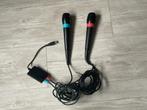 Singstar PS2 met 2 spellen en microfoons, Spelcomputers en Games, Muziek, Gebruikt, 2 spelers, Eén computer
