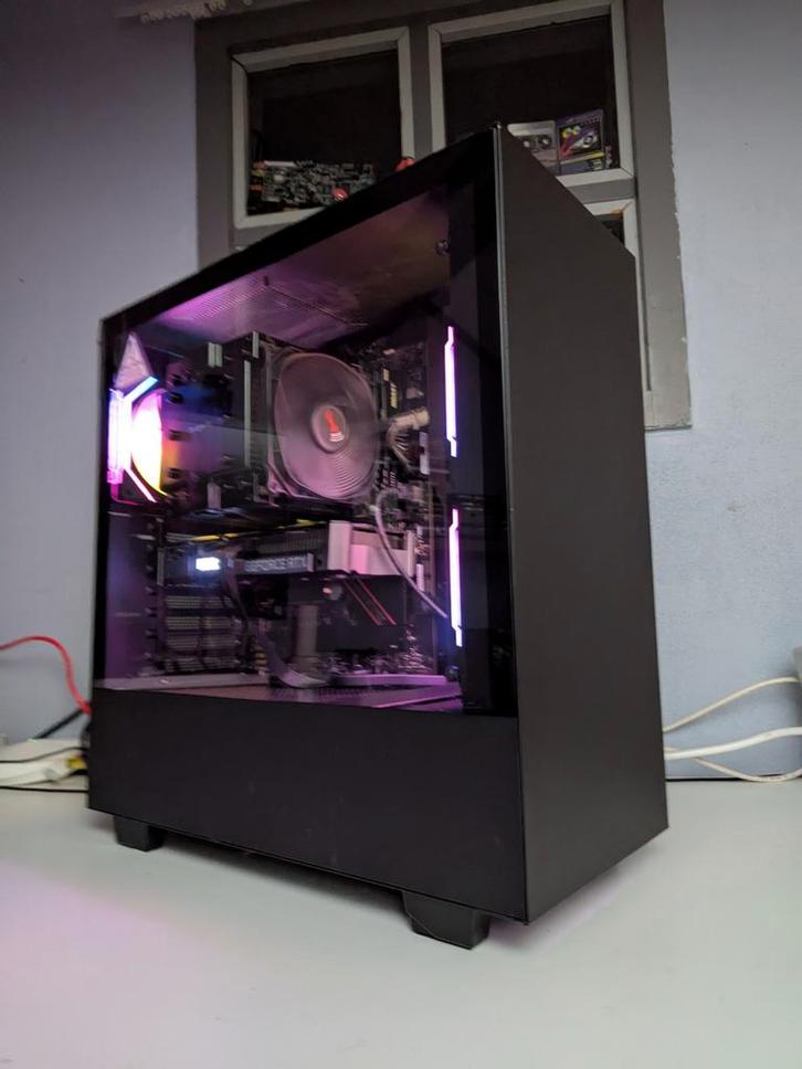RGB GAME PC - RYZEN 7 - RTX 3060 TI - 32GB - 1,5TB - WIN11, Computers en Software, Desktop Pc's, Zo goed als nieuw, 4 Ghz of meer