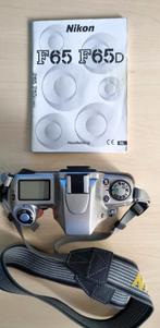 Camera Nikon F65 met 2 zoom lenzen en fototas, Ophalen of Verzenden, Gebruikt, Spiegelreflex, Nikon