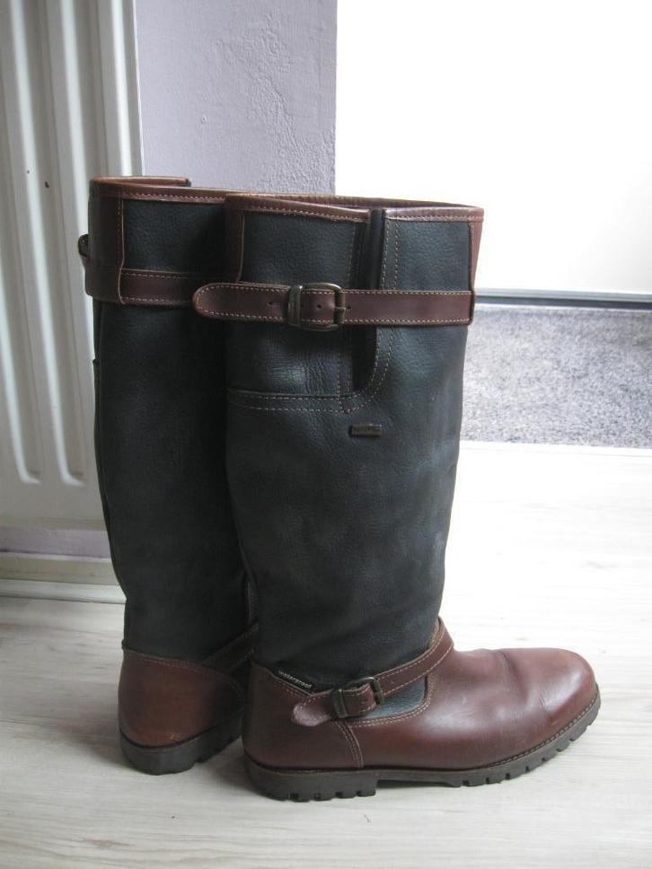 HUMAN NATURE stoere laarzen maat 41 goede staat, Kleding | Dames, Schoenen, Zo goed als nieuw, Hoge laarzen, Bruin, Ophalen of Verzenden