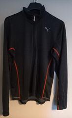 Puma trainingstrui zwart met rood E 52/54 UK L, Ophalen of Verzenden, Zo goed als nieuw, Maat 52/54 (L), Zwart