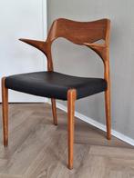 Niels Otto Moller 55 stoel , vintage design., Ophalen, Gebruikt, Zwart, Eén