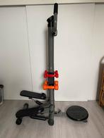 Stepapparaat met draaiplateau en gewichten insportline, Ophalen, Stepapparaat, Zo goed als nieuw, Metaal