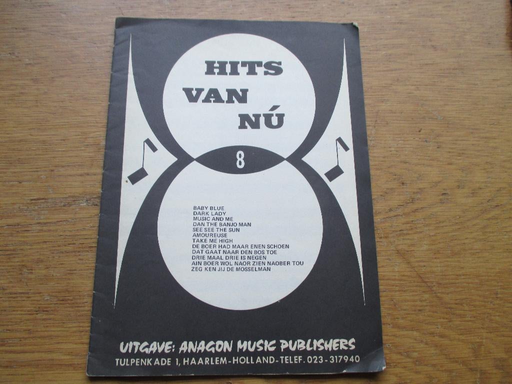 HITS VAN NU 8, Muziek en Instrumenten, Bladmuziek, Gebruikt, Keyboard, Ophalen of Verzenden, Artiest of Componist