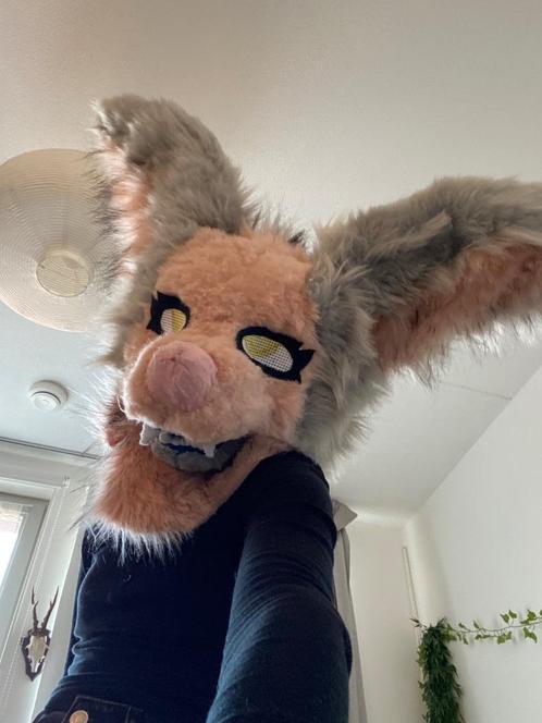 Fursuit manokit trade furry mask, Hobby en Vrije tijd, Kostuums, Theaterbenodigdheden en LARP, Zo goed als nieuw, Overige typen