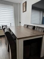 6 stoelen eettafel, Ophalen, Gebruikt, Modern, 4 tot 6 stoelen