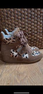 Panterprint wedges schoenen sleehak enkel laars 39 ZIE FOTOS, Kleding | Dames, Schoenen, Ophalen of Verzenden, Bruin, Supertrash