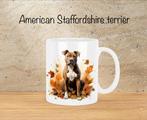 American Staffordshire Terriër Herfstmok, Verzenden, Nieuw, Overige stijlen, Kop(pen) en/of Schotel(s)