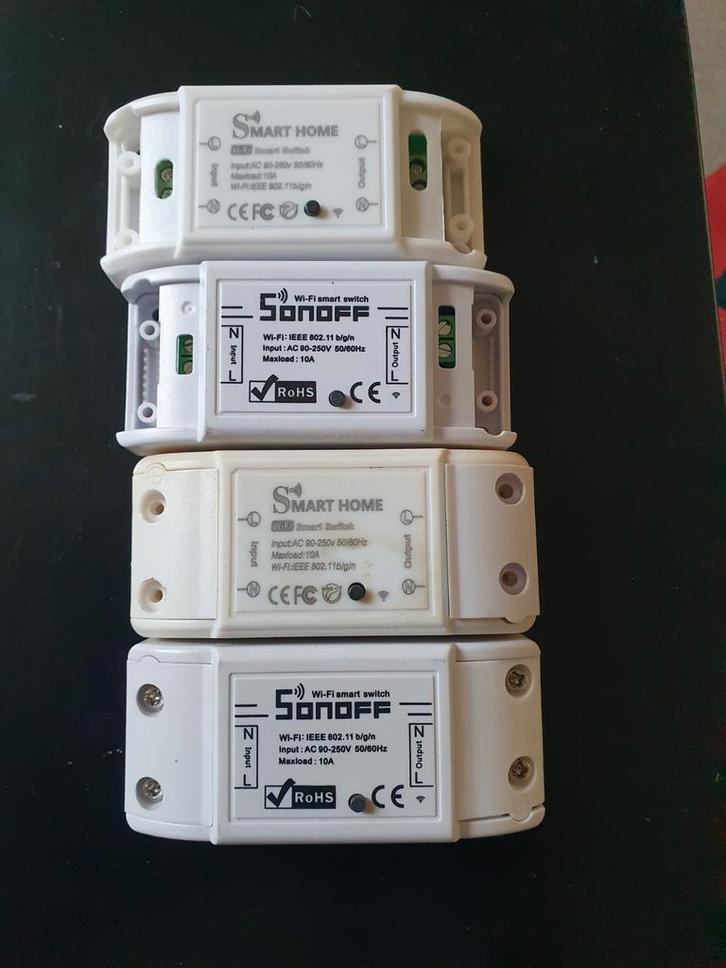Sonoff Wifi Smart Schakelaars - Google Home Compatibel, Hobby en Vrije tijd, Elektronica-componenten, Ophalen of Verzenden