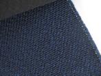 De Ploeg Bolster; blauw met zwart; restant meubelstof, Overige materialen, Blauw, 120 cm of meer, Nieuw