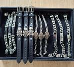 12 Biker-Harley Davidson Armbanden, Sieraden, Tassen en Uiterlijk, Armbanden, Ophalen of Verzenden, Nieuw, Zilver, Staal