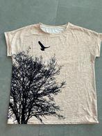 shirt met mooie print, maat L-XL, Beige, Maat 46/48 (XL) of groter, Ophalen of Verzenden, Zo goed als nieuw
