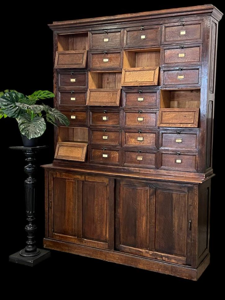 Prachtige Notariskast, buffetkast., Antiek en Kunst, Antiek | Meubels | Kasten, Ophalen