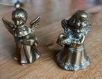 Bronzen Engeltjes - Kaarsenhouder, Antiek en Kunst, Ophalen of Verzenden, Brons