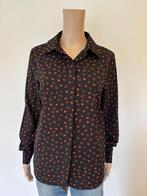 Nikkie zwarte hartjesblouse maat 36, ., Zwart, Ophalen of Verzenden, Zo goed als nieuw