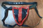 Leren jockstrap met posing pouch/C-ring, kinky, fetish, Ophalen of Verzenden, Zwart, Gladiator, Slip