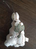 Stoffen kerstornament konijn, Diversen, Kerst, Ophalen of Verzenden, Nieuw