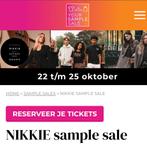 Nikkie sample sale 23 Oktober, Eén persoon