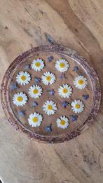 Dienblad epoxy met echte bloemen, Huis en Inrichting, Ophalen of Verzenden, Nieuw