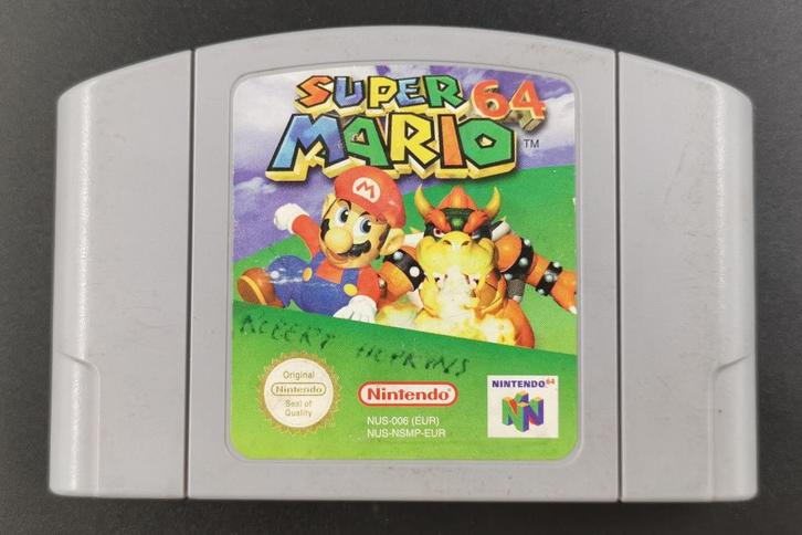 N64 Super Mario 64 #2, Spelcomputers en Games, Games | Nintendo 64, Zo goed als nieuw, 1 speler, Vanaf 3 jaar, Ophalen of Verzenden