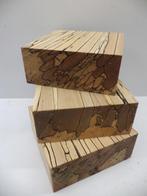 unieke dikke blokken spalted beuken hout met slaap schaaltje, Ophalen of Verzenden, Nieuw