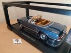 Mercedes Benz 230 SL (W113) 1963 blauw-metallic/Norev 1:18, Hobby en Vrije tijd, Modelauto's | 1:18, Nieuw, Ophalen of Verzenden