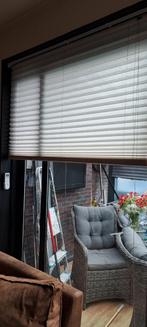 2x creme kleurige plisse gordijn 127 breed 190 hoog, Ophalen, Gebruikt, 100 tot 150 cm, Crème
