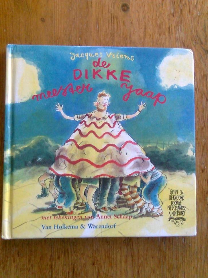 De dikke meester Jaap, 3 delen in 1 bad, door Jacques Vriens, Boeken, Kinderboeken | Jeugd | onder 10 jaar, Ophalen of Verzenden