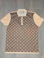 Gucci Polo, Kleding | Heren, Polo's, Maat 48/50 (M), Beige, Ophalen of Verzenden, Zo goed als nieuw