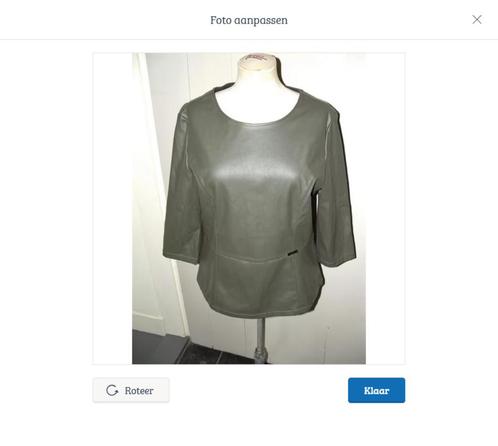 Donkergroene C&S Paris top maat S, Kleding | Dames, Tops, Zo goed als nieuw, Maat 36 (S), Groen, Lange mouw, Ophalen of Verzenden