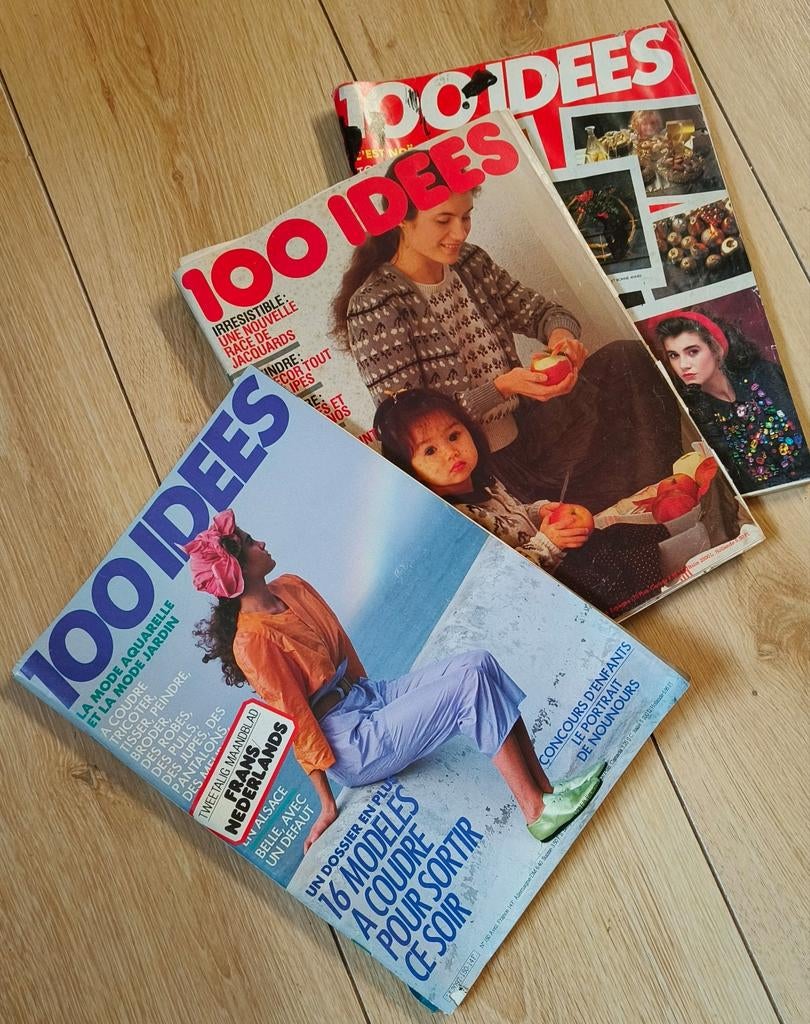 100 Idees tijdschrift patronen, kleding, brei en DHZ., Ophalen of Verzenden, Kind, Overige merken