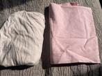 Wieg matras hoes en laken roze, Huis en Inrichting, Ophalen, Eenpersoons, Zo goed als nieuw, Roze