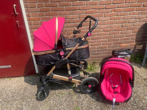 Kinderwagen mio amore roze, Kinderen en Baby's, Kinderwagens en Combinaties, Zo goed als nieuw, Overige merken, Ophalen
